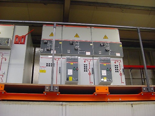 Detail of New Medium Voltage Distribution Switchboards connected to the existing ones 